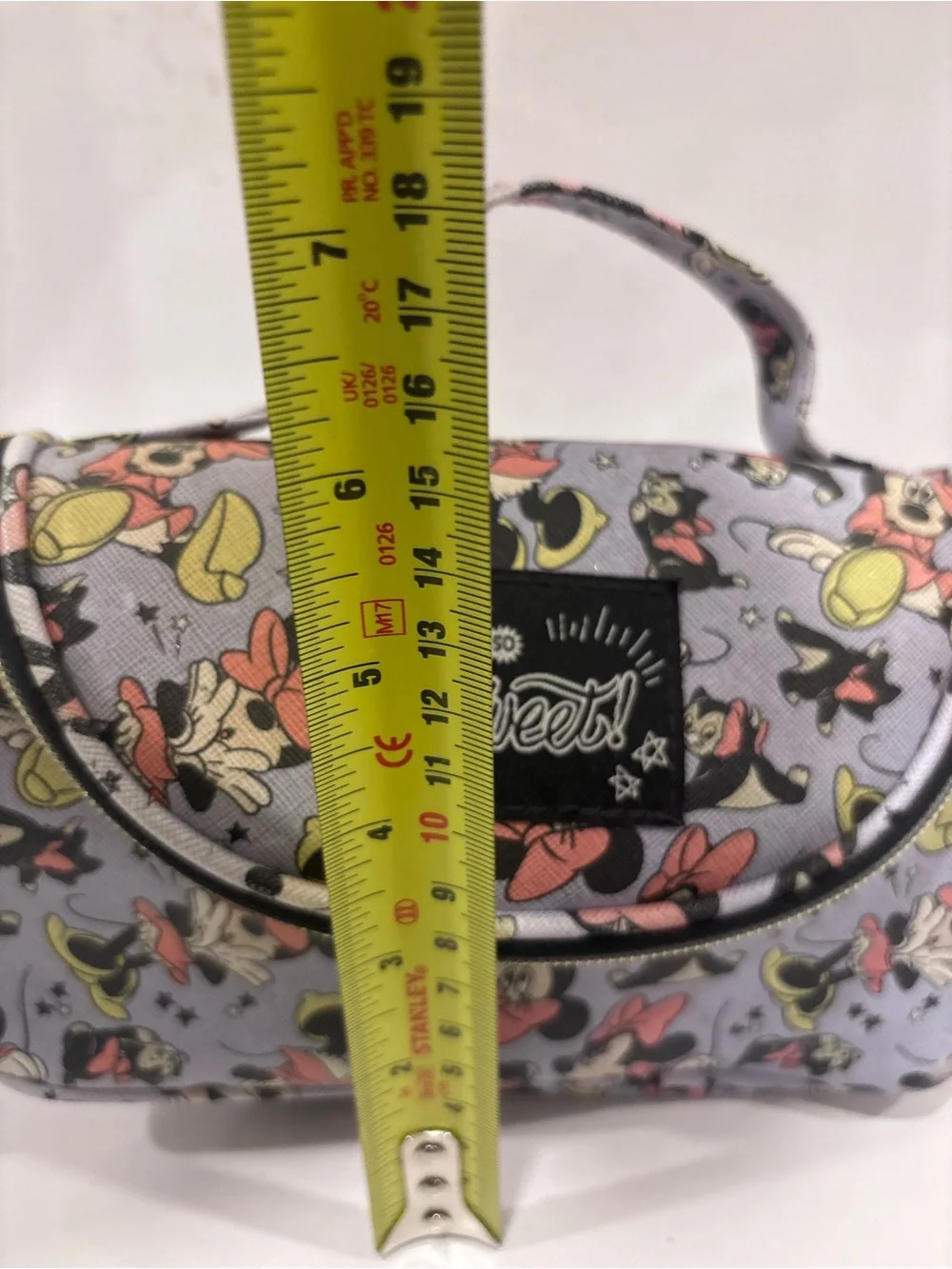 So Sweet! Minnie Print Purple handheld  Bag